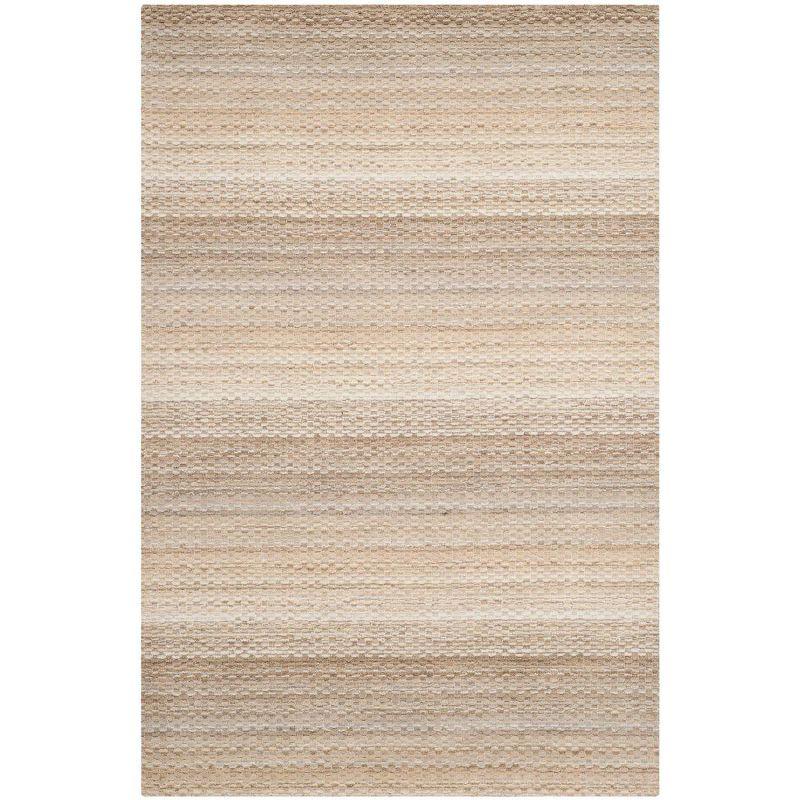 Himalaya Beige Hand-Knotted Wool 4' x 6' Area Rug