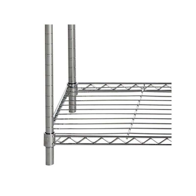 Betsy Adjustable Garment Rack - Chrome - Safavieh