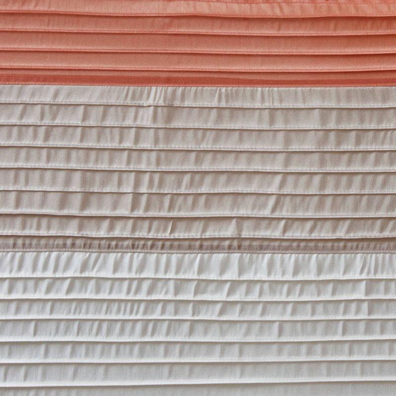 Amherst Striped Faux Silk Shower Curtain