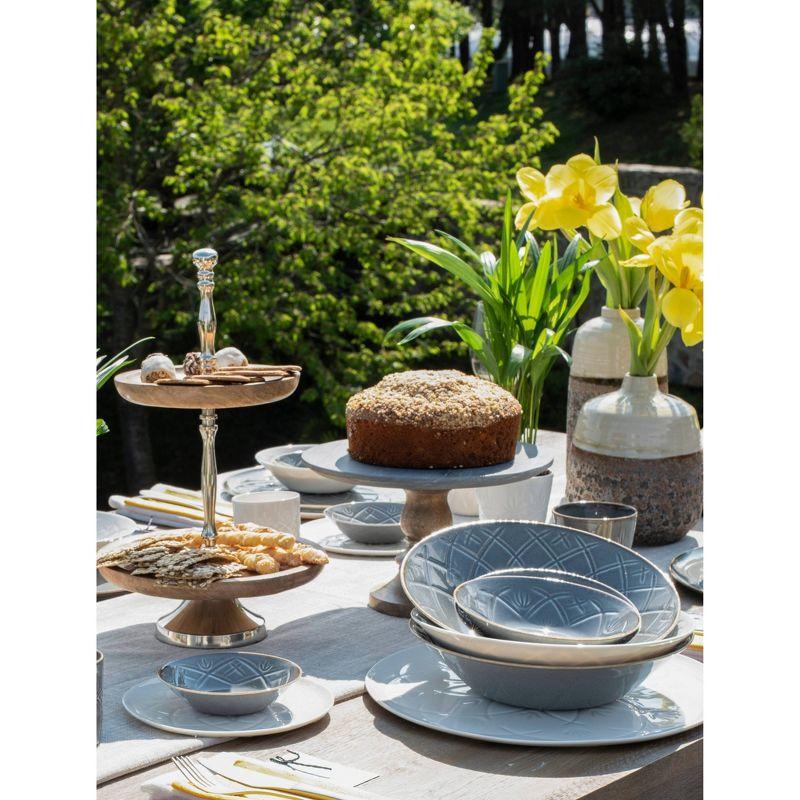Porland Christina 4 Piece Dinnerware Set, Service for 1