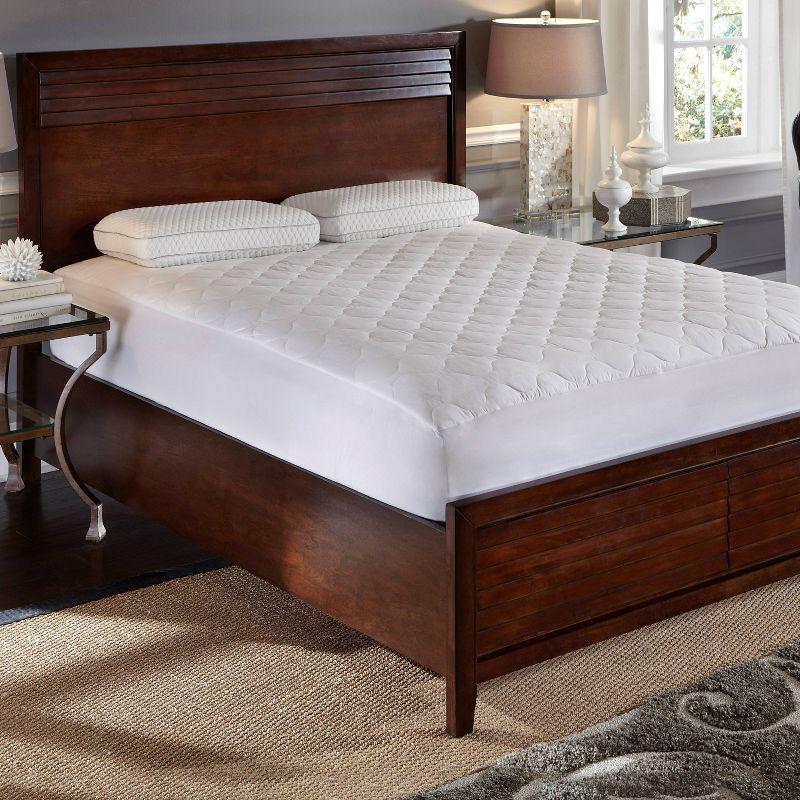 Hotel Laundry Full Triple Protection Waterproof Mattress Pad: Shrink-Resistant, Machine Washable, Fits Up to 20-inch Mattress