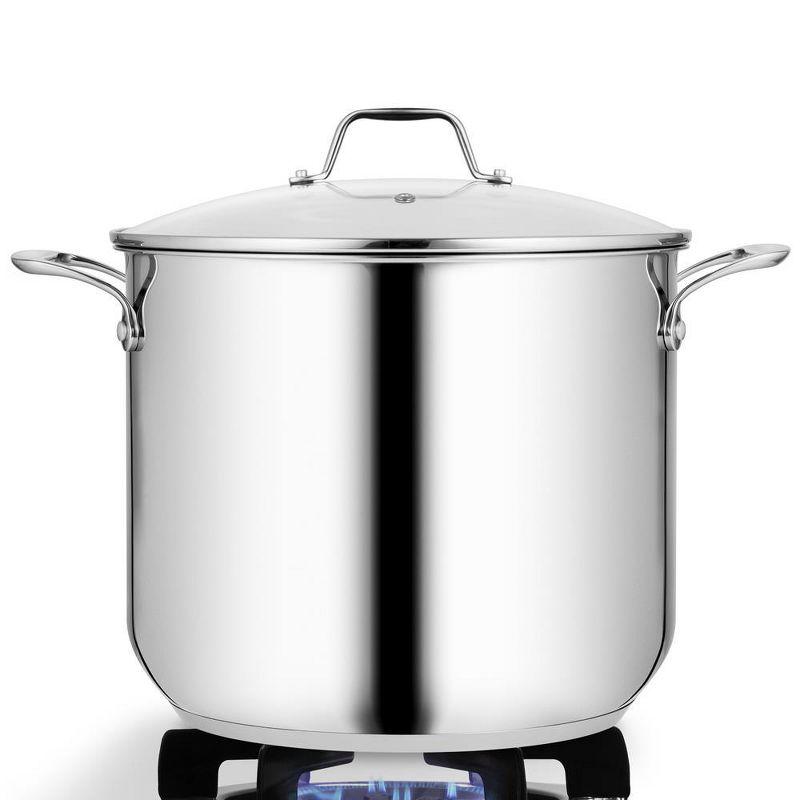 NutriChef Stainless Steel Stock Pot