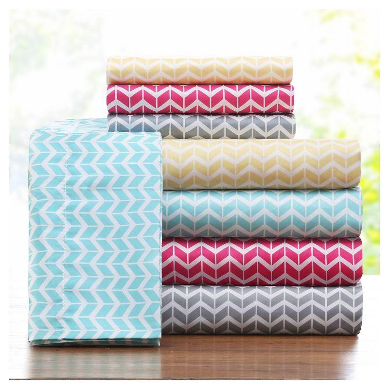 510 Design Chevron Chevron Microfiber Sheet Set