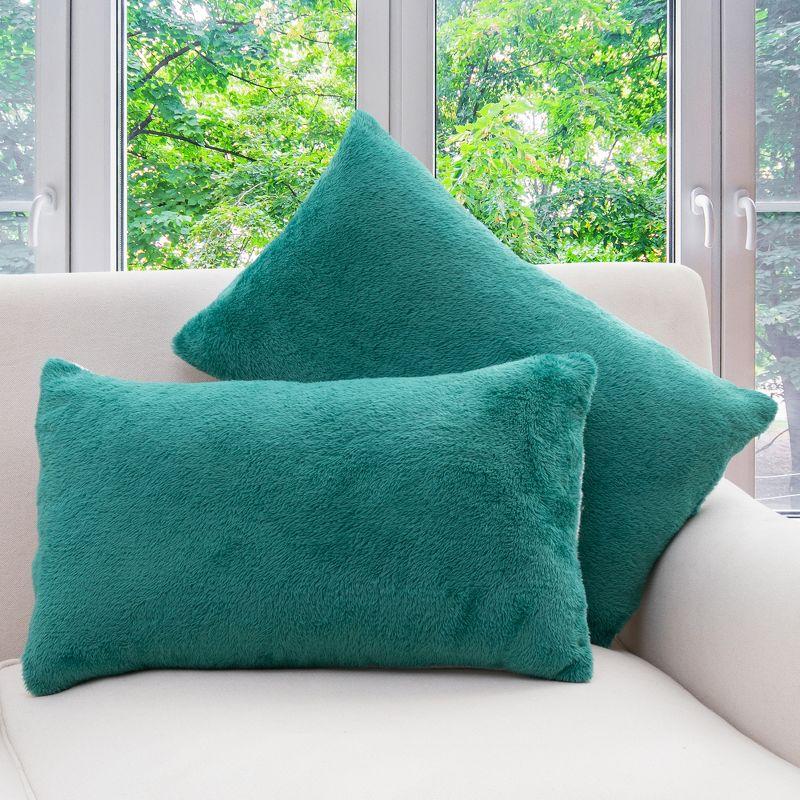 Cheer Collection Reversible Throw Pillow (Set of 2)