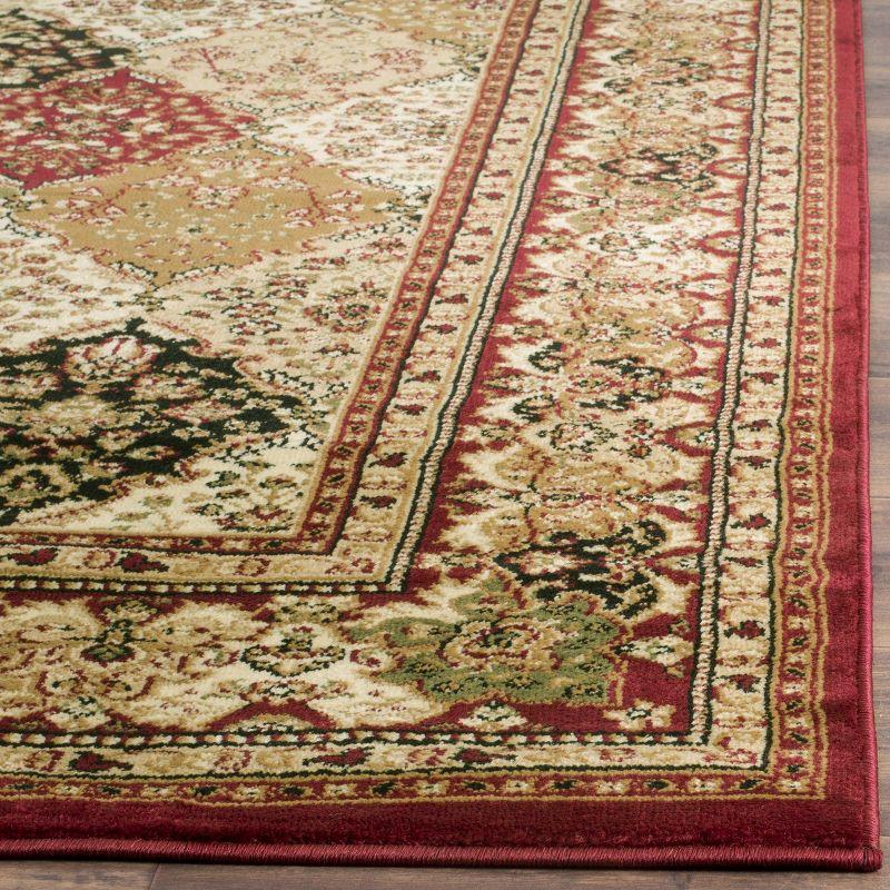 Lyndhurst LNH221 Power Loomed Area Rug - Multi/Red - 5'3"x7'6" - Safavieh