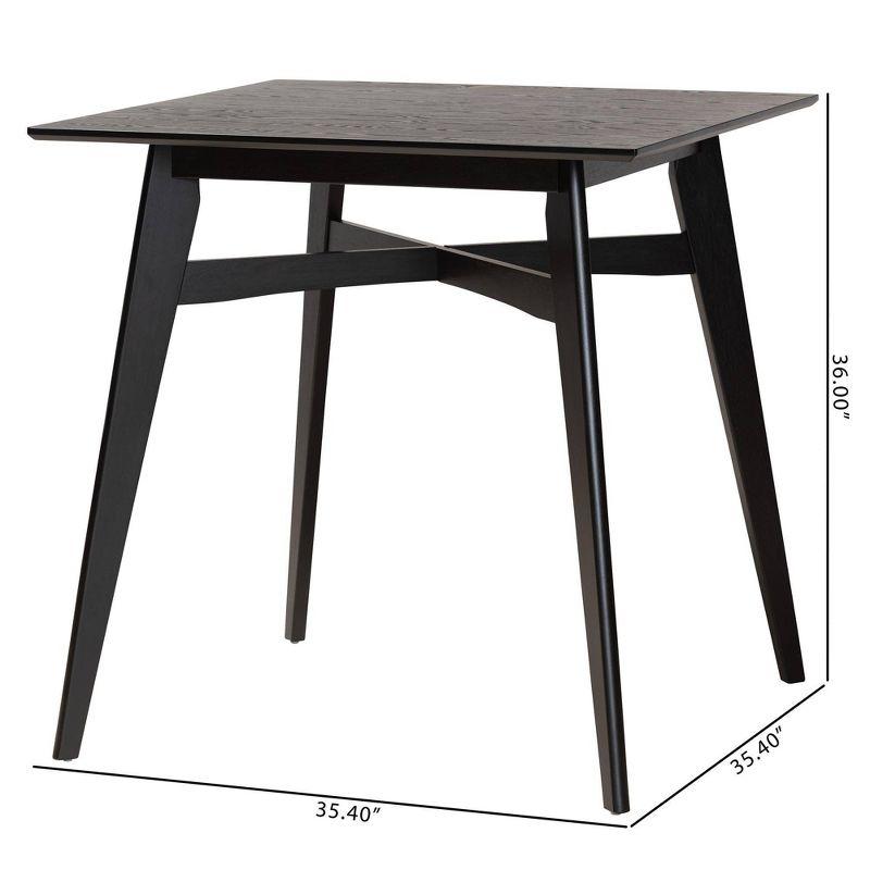 Baxton Studio Leena Wood Counter Height Pub Table