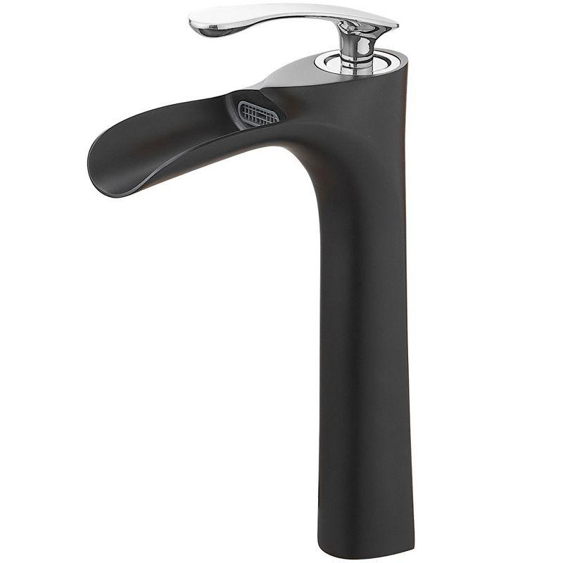 BWE Single Hole Single Handle Bathroom Vessel Sink Faucet With Pop Up Drain Without Overflow