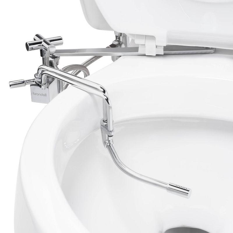 Side-Mounted All Metal Attachable Bidet with Adjustable Spray Wand, Ambient Temperature