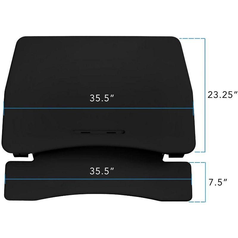 Adjustable Metal Base Standing Desk Converter