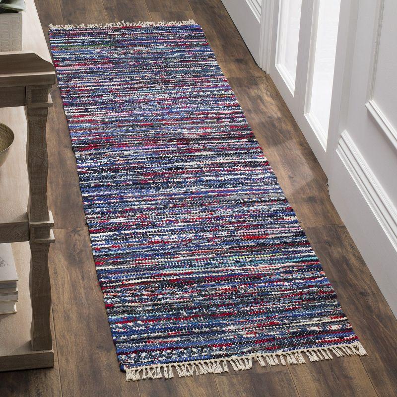 Rag Area Rug RAR128 Hand Woven Area Rug  - Safavieh