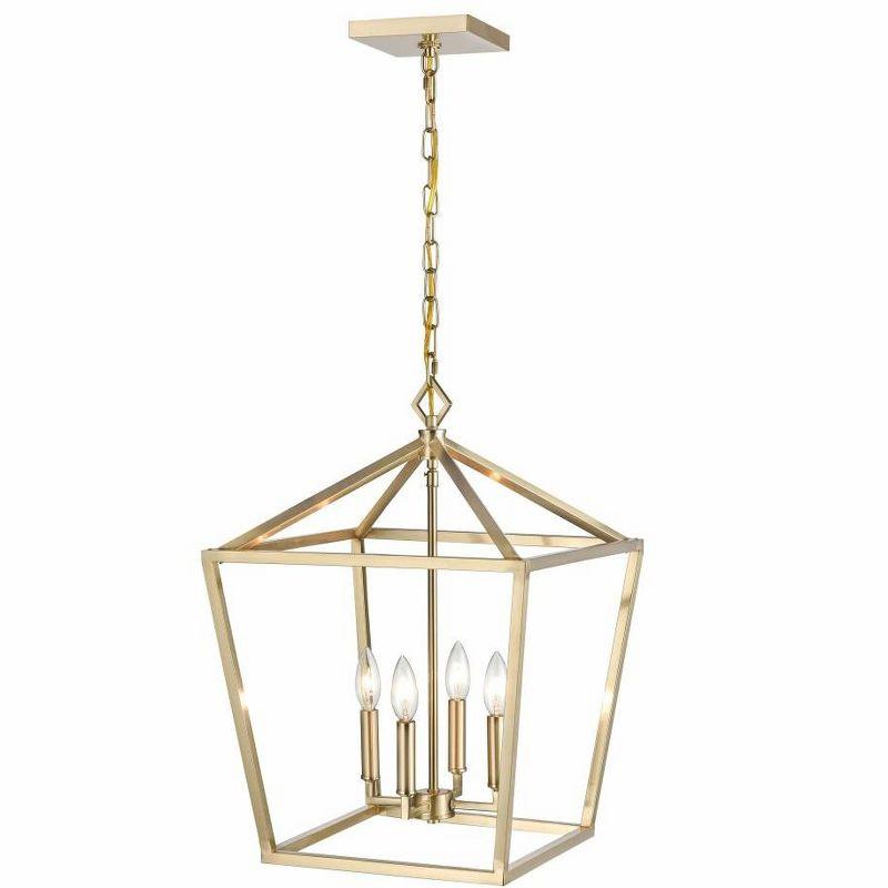 Millennium Lighting 4 - Light Pendant in  Modern Gold