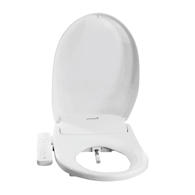 SB-2600 Electric Bidet Toilet Seat with Unlimited Heated Water and Touch Control Panel for Elongated Toilets White - SmartBidet: Polypropylene