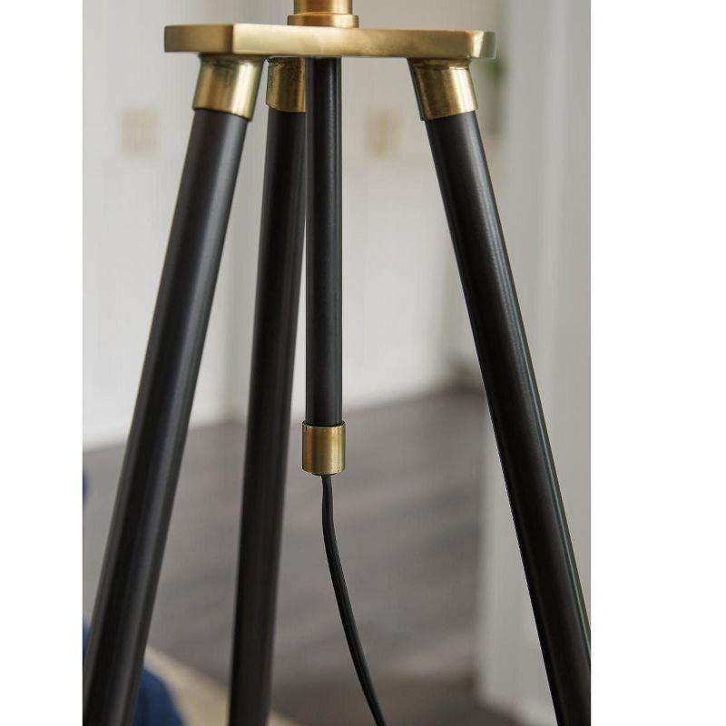 Signature Design by Ashley Cashner Floor Lamp, Black & Gold Finish