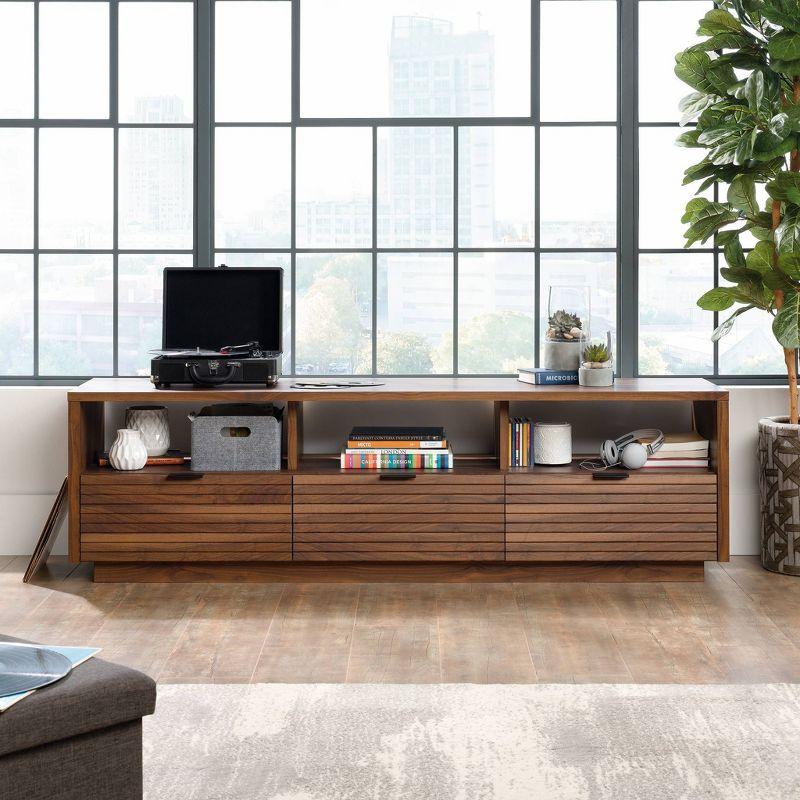 Grand Walnut 70'' Freestanding TV Cabinet with Storage