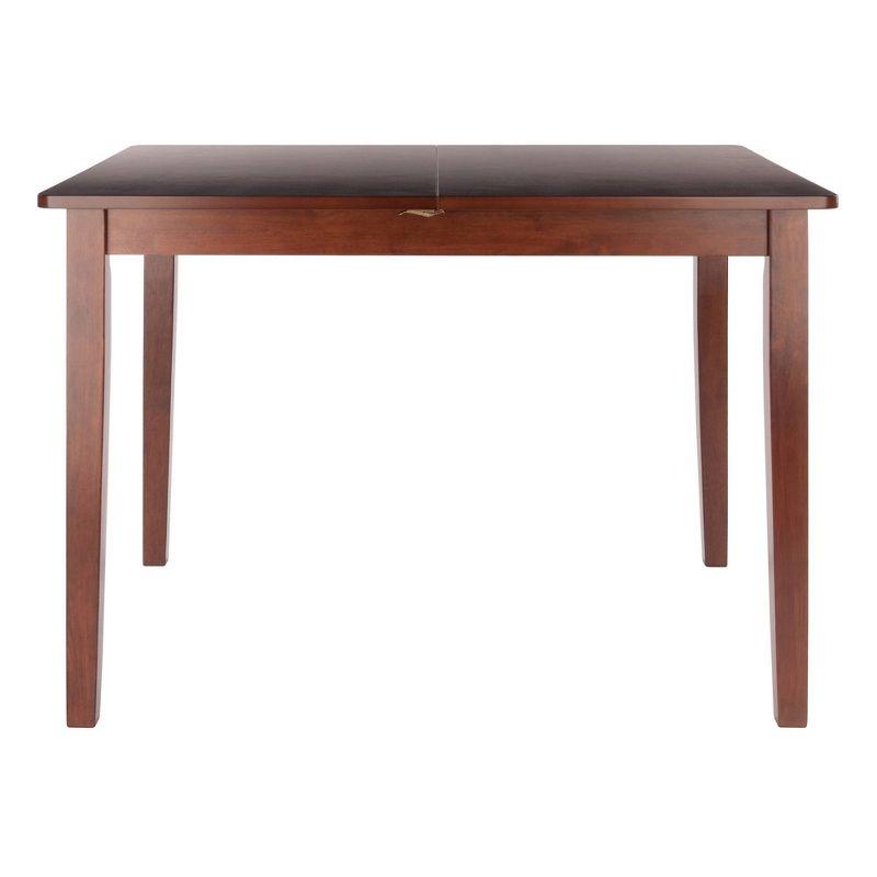 Winsome Transitional Walnut Extendable Dining Table