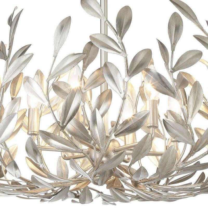 Crystorama Lighting Broche 6 - Light Chandelier in  Antique Silver