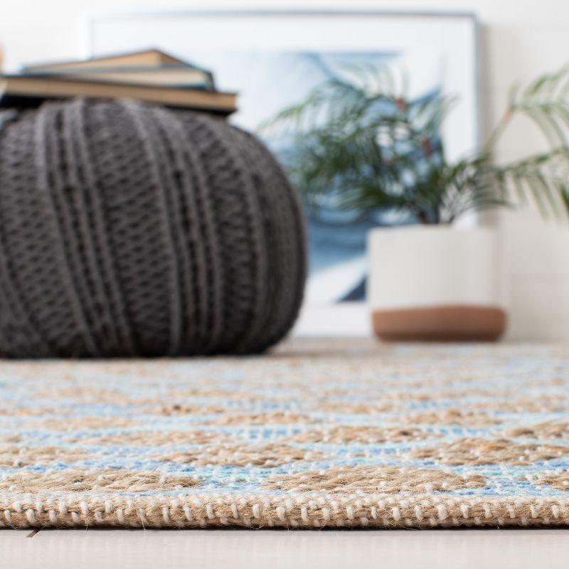 Cape Cod CAP820 Woven Indoor Runner Rug - Blue/Natural - 2'3"x8' - Safavieh