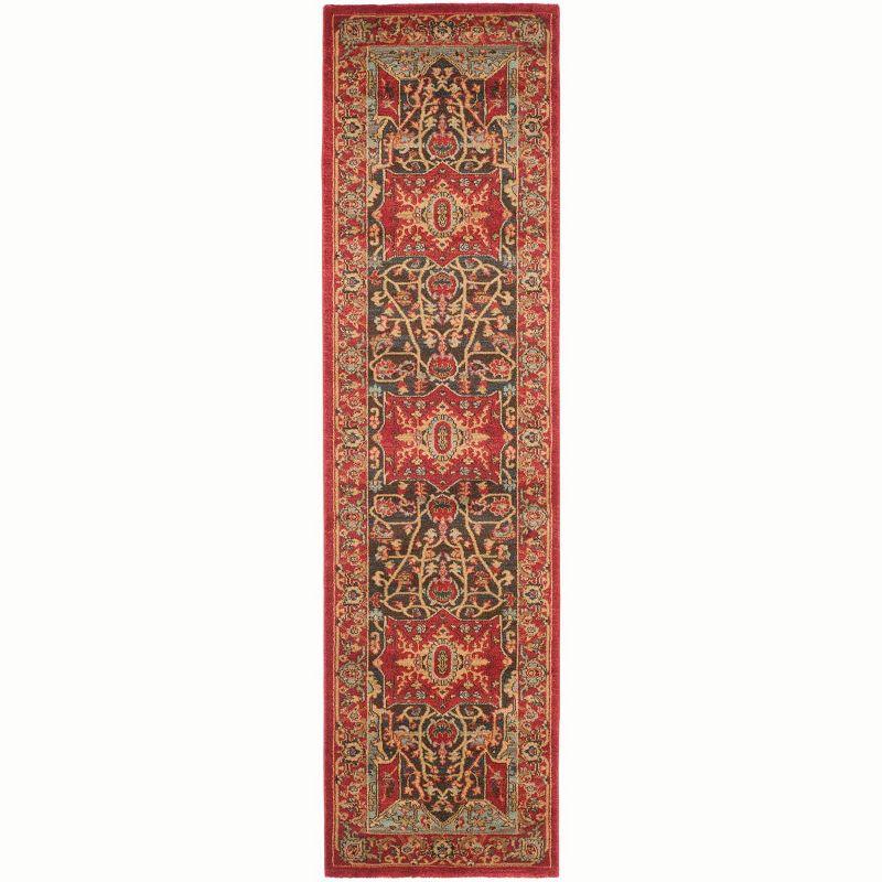 Mahal MAH625 Power Loomed Indoor Runner Rug - Red/Red - 2'2"x22' - Safavieh.