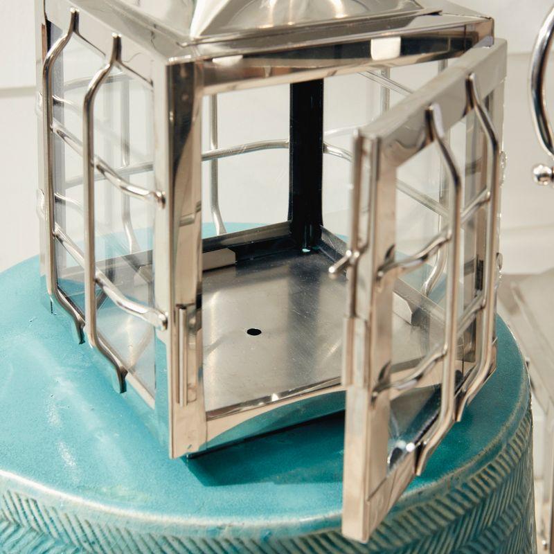Maritime Stainless Steel Outdoor Lantern Candle Holders