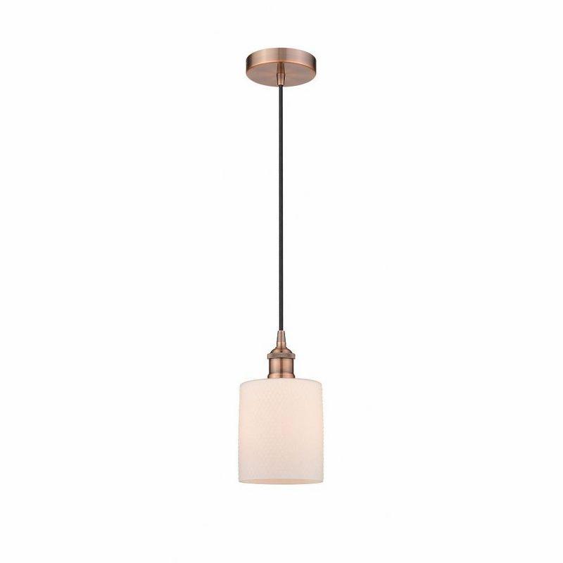 Innovations Lighting Cobbleskill 1 - Light Pendant in  Antique Copper