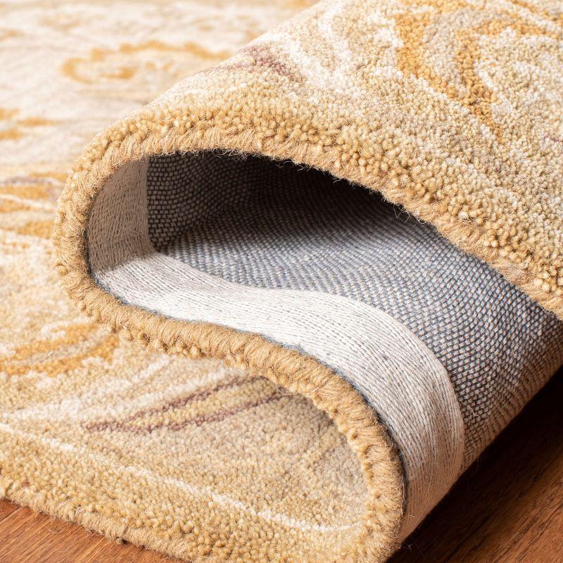 Anatolia AN558 Hand Tufted Indoor Runner Rug - Silver/Light Brown - 2'3"x12' - Safavieh