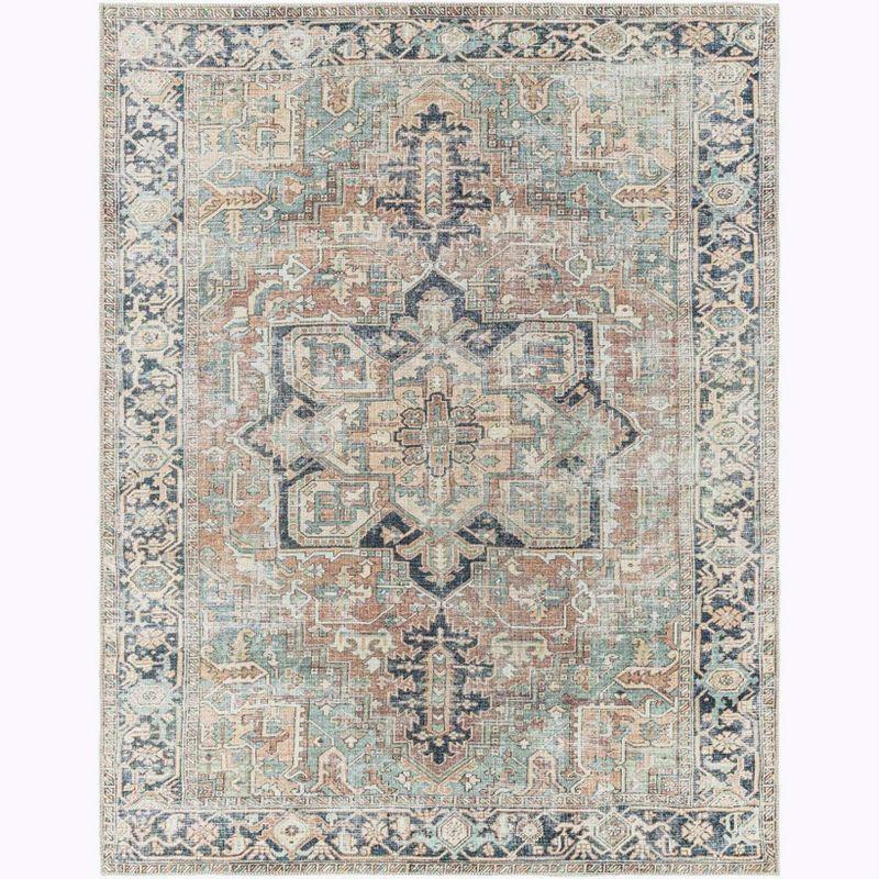 Hauteloom Rectangle Area Rug   Brick Red
