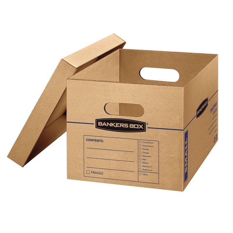 Bankers Box 15pk SmoothMove Small Moving Boxes 15" x 12" x 10" - Fellowes