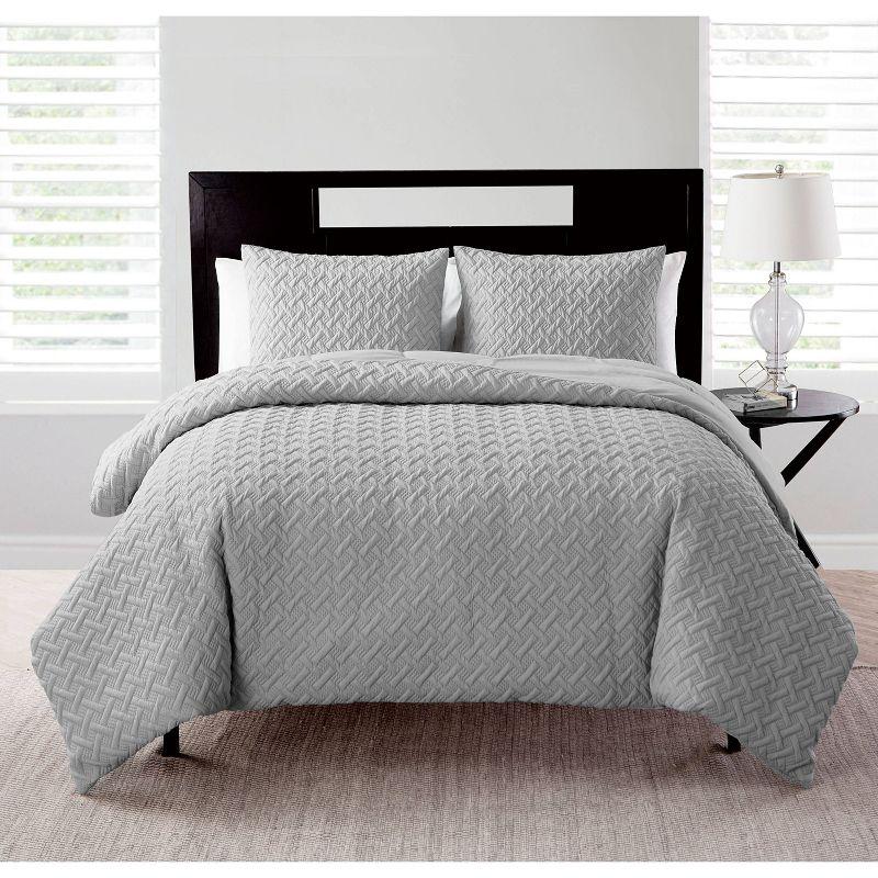 Nina II Embossed Comforter Set