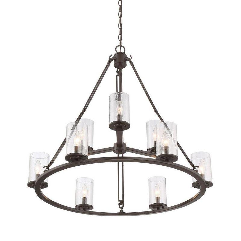 Quoizel Lighting Buchanan 9 - Light Chandelier in  Western Bronze