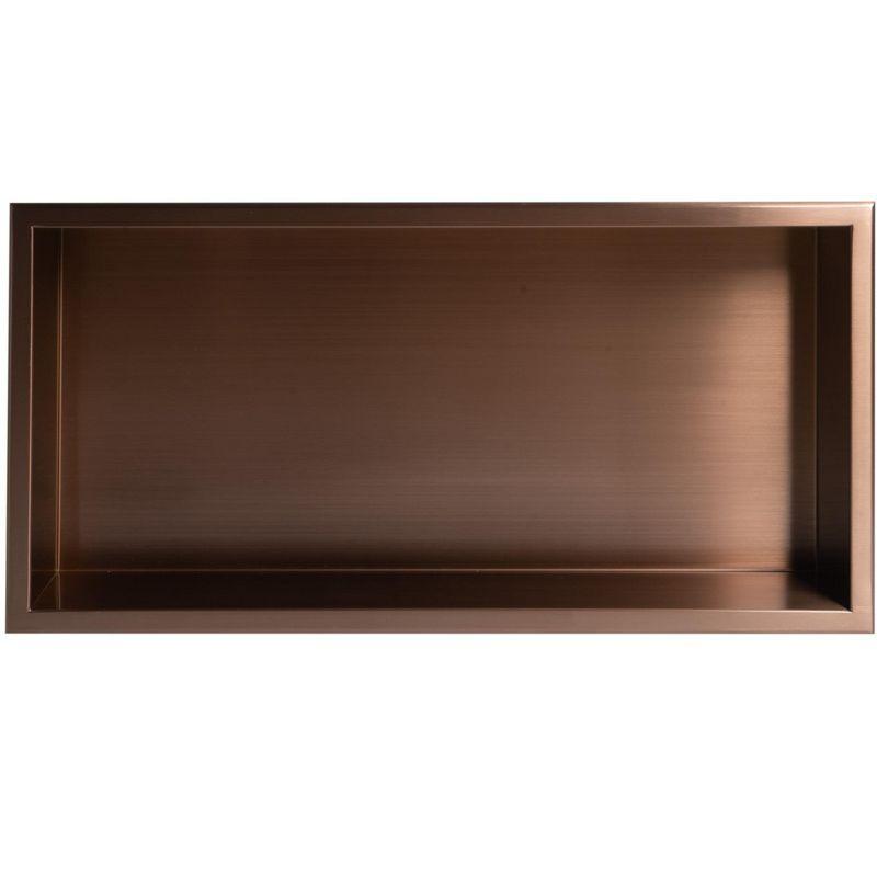 Adhesive Stainless Steel Shower Shelf