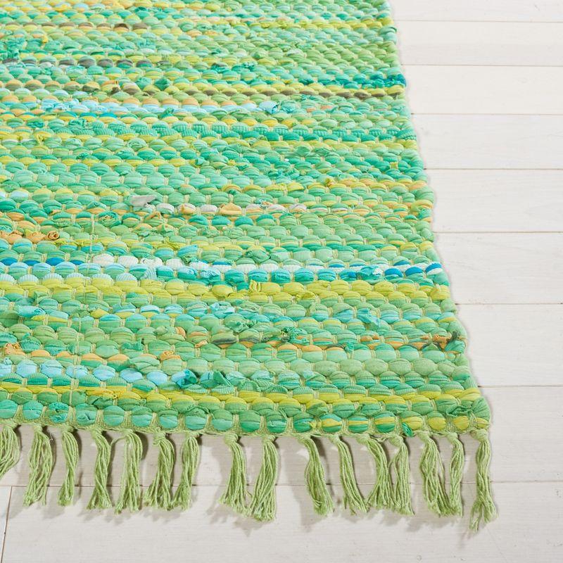 Montauk MTK251 Hand Woven, Flat Weave Indoor Area Rug - Green - 6'x6' - Safavieh