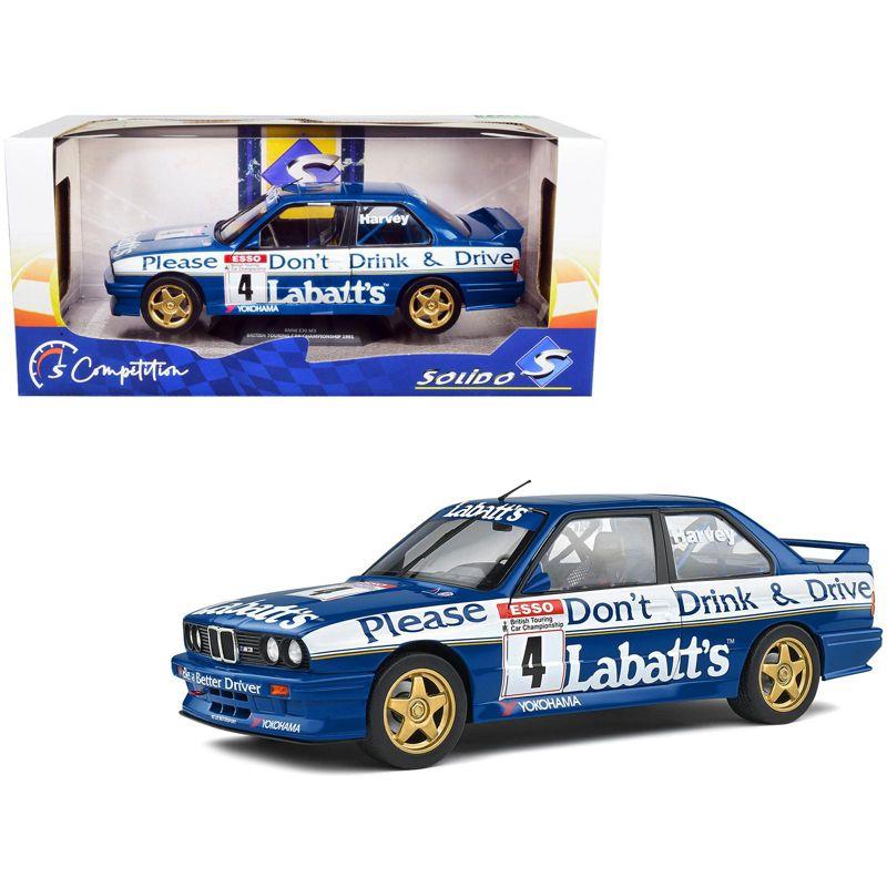 BMW E30 M3 #4 "Labbatt's" BTCC British Touring Car Championship (1991) "Competition" Series 1/18 Diecast Model Car by Solido