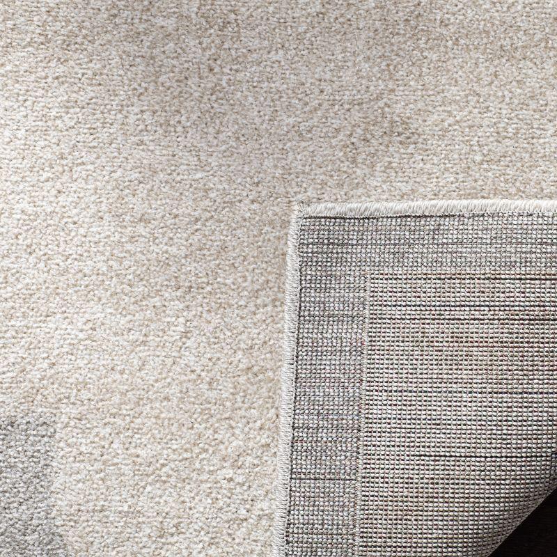 Amherst AMT423 Power Loomed Indoor Area Rug - Beige/Light Grey - 4'x6' - Safavieh