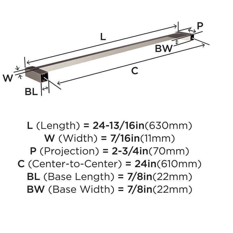 Amerock Monument Wall Mounted Bathroom Towel Bar