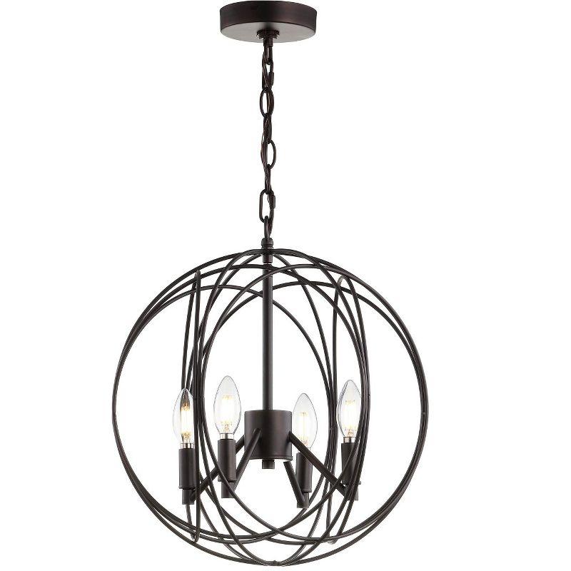 Cason 4 Light 15.75" Pendant - PND4055 - Brass - Safavieh