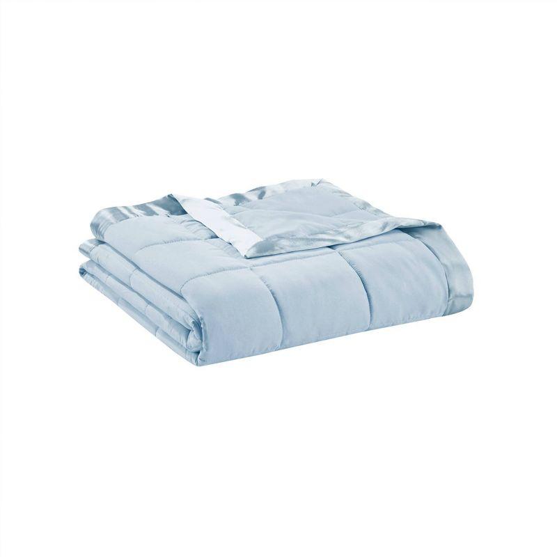 Madison Park Lightweight Down Alternative Blanket with Satin Trim