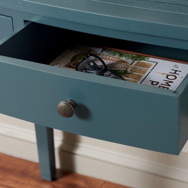 Landon Writing Desk - AMH6516 - Teal - Safavieh Couture