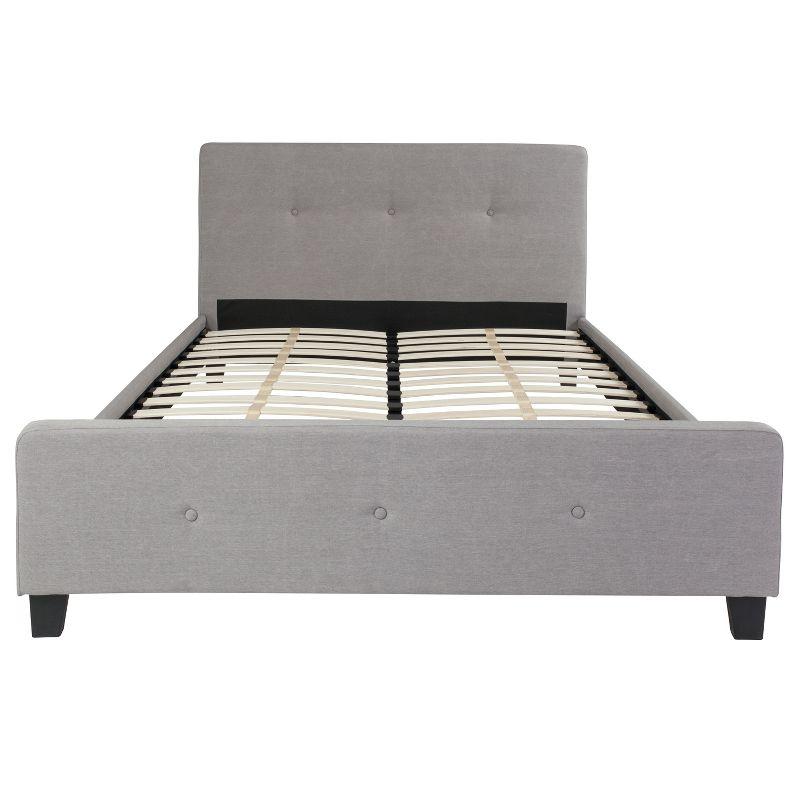 Flash Furniture Tribeca Button Tufted Upholstered Platform Bed