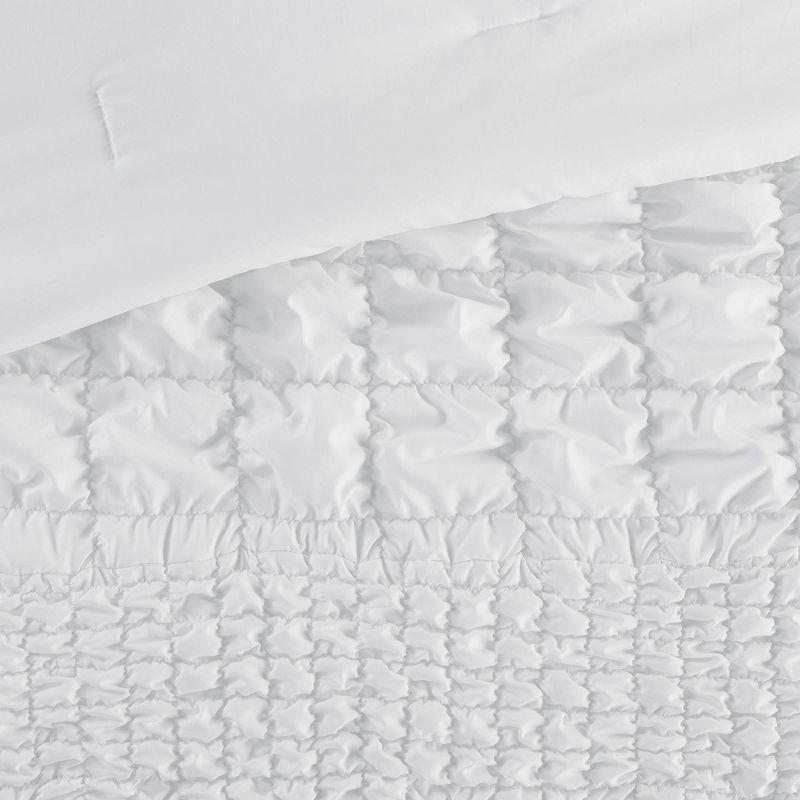 Evelyn Ruched Comforter Set