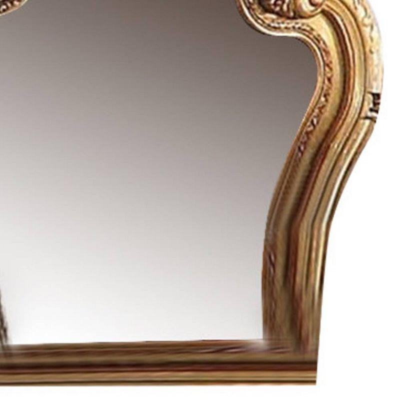 Acme Furniture Dresden Dresser Mirror Gold Patina/Bone