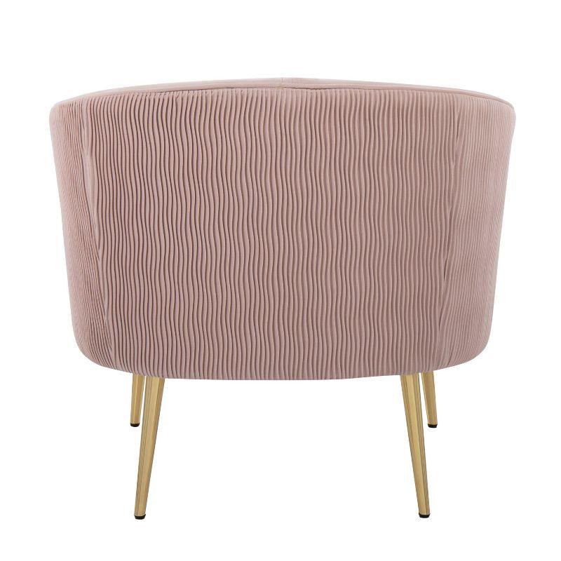 Tania Pleated Waves Accent Chair - Lumisource