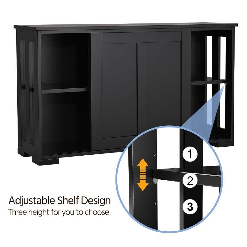 Yaheetech Sideboard Buffet Cabinet with Storage Sliding Door for Kitchen Dining Room