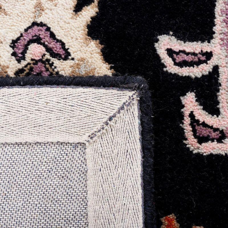 Anatolia AN513 Hand Tufted Runner Rug  - Black/Ivory - 2'3"x8' - Safavieh.