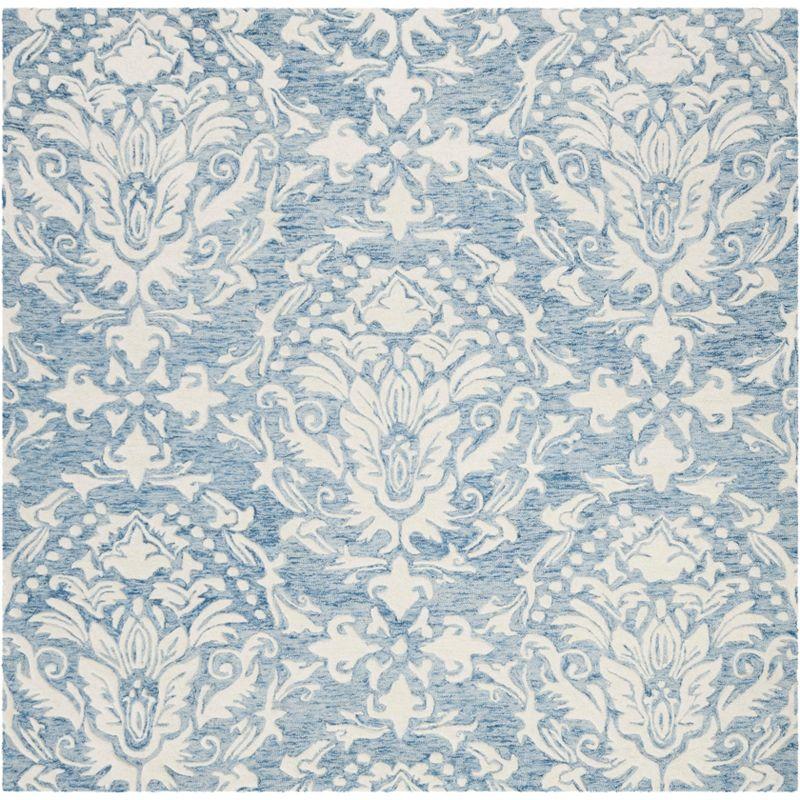 Tansy Wool Blue/Ivory Rug