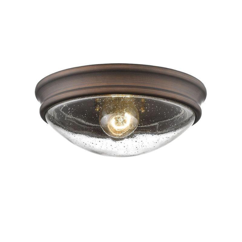 Millennium Lighting 1 - Light Flush Mount in  Rubbed Bronze