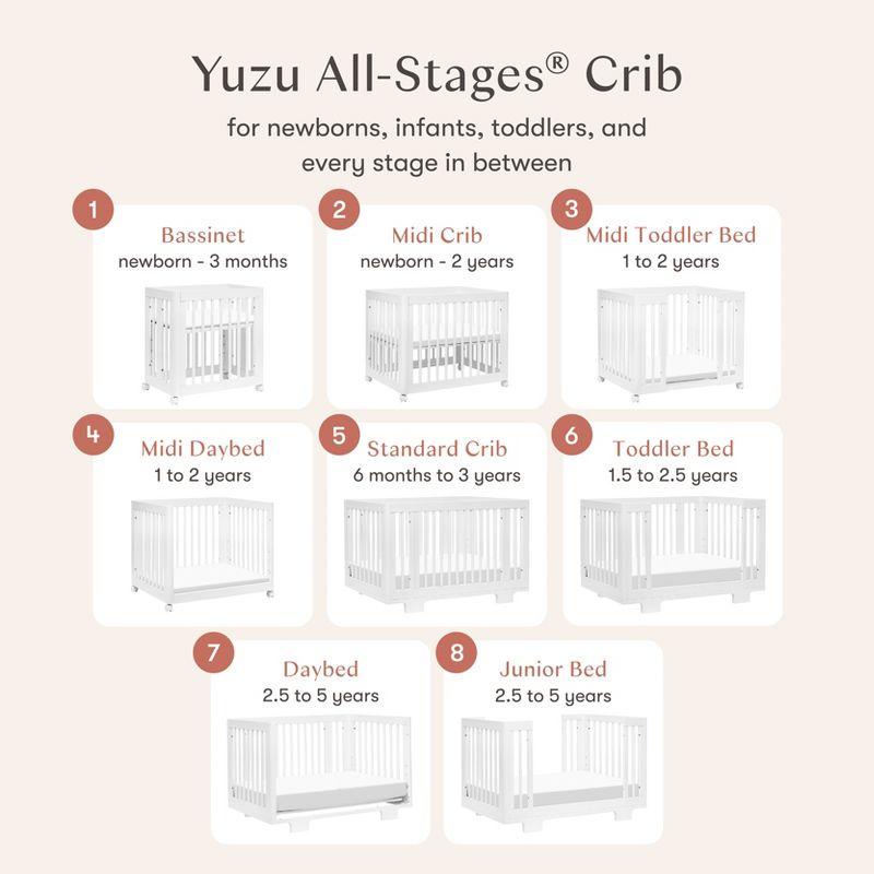 Yuzu 8-In-1 Convertible Crib With All-Stages Conversion Kits