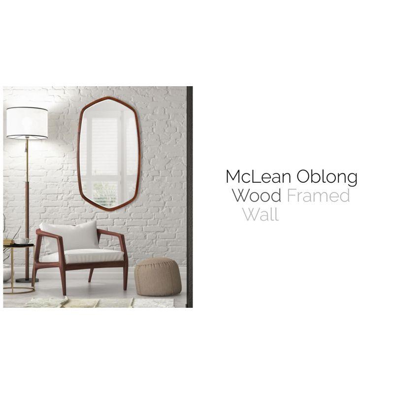 Glover Wood Hexagon Mirror