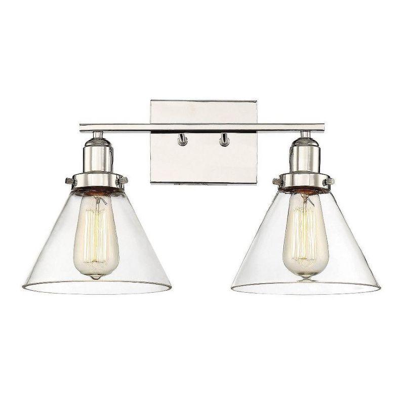 Catalina 2 Light Transparent Dimmable Vanity Light