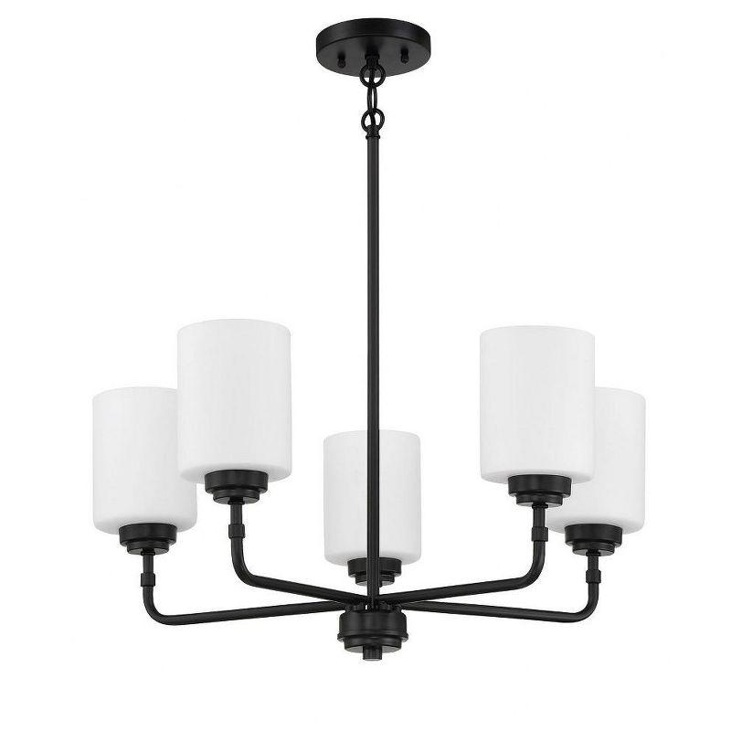 Craftmade Lighting Stowe 5 - Light Chandelier in  Flat Black