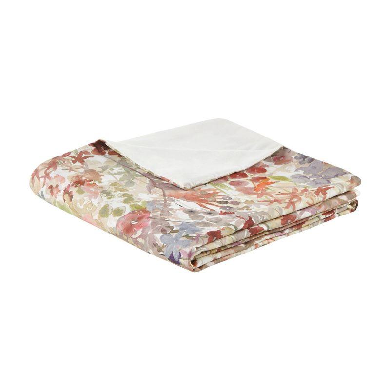 Mariana Cotton Watercolor Floral Duvet Cover Set